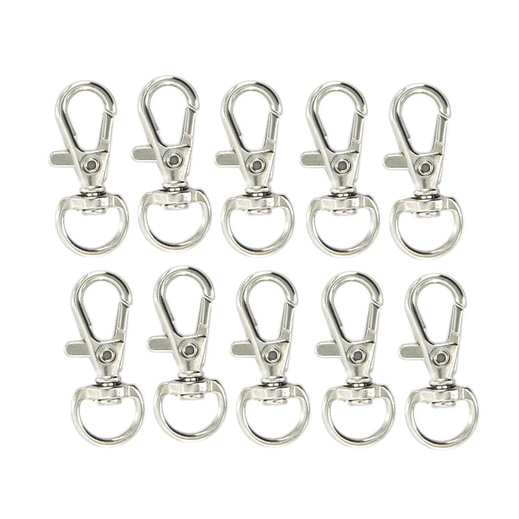 20pcs Swivel Trigger Clips Snap Hooks Lobster Clasps Keychain Bag Hooks DIY 20pcs Swivel Trigger Clips Snap Hooks Lobster Clasps Keychain Bag Hooks DIY