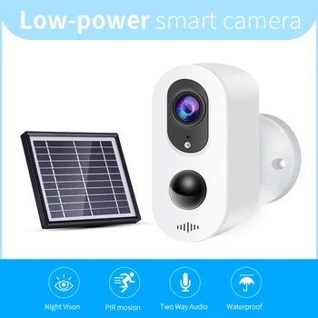 Solar Camera Wifi Mini 1080p HD Ip Wireless PIR Monitor Waterproof IP66 cctv with Batteries Powered Night-vision Cloud Storage
Solar Camera Wifi Mini 1080p HD Ip Wireless PIR Monitor Waterproof IP66 cctv with Batteries Powered Night-vision Cloud Storage
