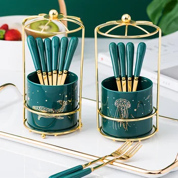 2020 Hot New Fruit Fork Set Light Luxury Ceramic Stainless Steel Fork Snack Fork Home Fruit Sign
2020 Hot New Fruit Fork Set Light Luxury Ceramic Stainless Steel Fork Snack Fork Home Fruit Sign