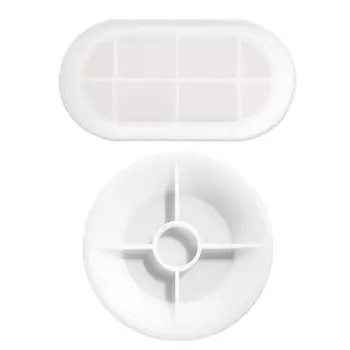 2 Pcs Resin Crystal Epoxy Mold Jewelry Tray Casting Silicone Mould DIY Crafts Soap Dish Ring Holder Making Tools
2 Pcs Resin Crystal Epoxy Mold Jewelry Tray Casting Silicone Mould DIY Crafts Soap Dish Ring Holder Making Tools
