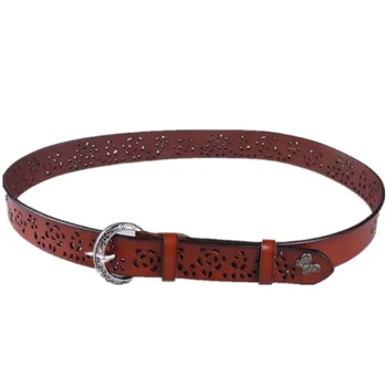 Leather Openwork Decorative Wide Belt Fashion Wild Korean Fur Waist Jeans Belt
Leather Openwork Decorative Wide Belt Fashion Wild Korean Fur Waist Jeans Belt
