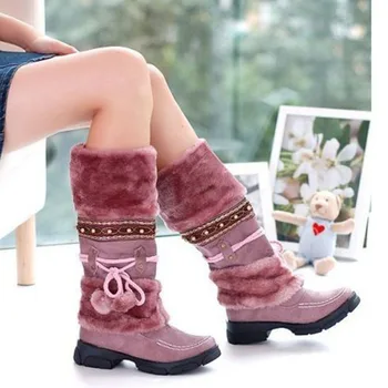 NEW 2020 Winter Warm Knee Boots Thick Fur High Heel Boots Women Shoes Fashion Sexy Long Snow Boots Big Size 35-43 
NEW 2020 Winter Warm Knee Boots Thick Fur High Heel Boots Women Shoes Fashion Sexy Long Snow Boots Big Size 35-43
