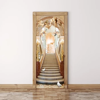 Angel Stairs European Style 3D Mural Wallpaper Hotel Living Room Bedroom Door Sticker Home Decoration PVC Vinyl Wallpaper Roll
Angel Stairs European Style 3D Mural Wallpaper Hotel Living Room Bedroom Door Sticker Home Decoration PVC Vinyl Wallpaper Roll
