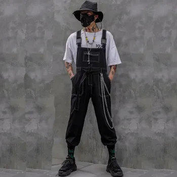 Japanese hip-hop tooling overalls male jumpsuit overalls spring and summer overalls
Japanese hip-hop tooling overalls male jumpsuit overalls spring and summer overalls