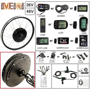 IMEIQI Electric Bicycle Kit 48V 1000W Front Wheel Hub Motor with Optional 16"-700C/Display/Throttle/PAS E-bike
IMEIQI Electric Bicycle Kit 48V 1000W Front Wheel Hub Motor with Optional 16"-700C/Display/Throttle/PAS E-bike