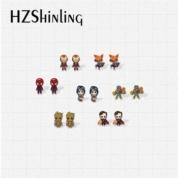 New Fashion Cartoon Cute Comic Hero Movie Characters Epoxy Acrylic Resin Earrings Kawaii Earrings for Fans 
New Fashion Cartoon Cute Comic Hero Movie Characters Epoxy Acrylic Resin Earrings Kawaii Earrings for Fans