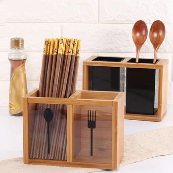 Tableware Storage Box Multifunctio Bamboo Chopsticks Storage Box Drain Chopsticks Stand Cutlery Partition Storage Kitchen Tools
Tableware Storage Box Multifunctio Bamboo Chopsticks Storage Box Drain Chopsticks Stand Cutlery Partition Storage Kitchen Tools