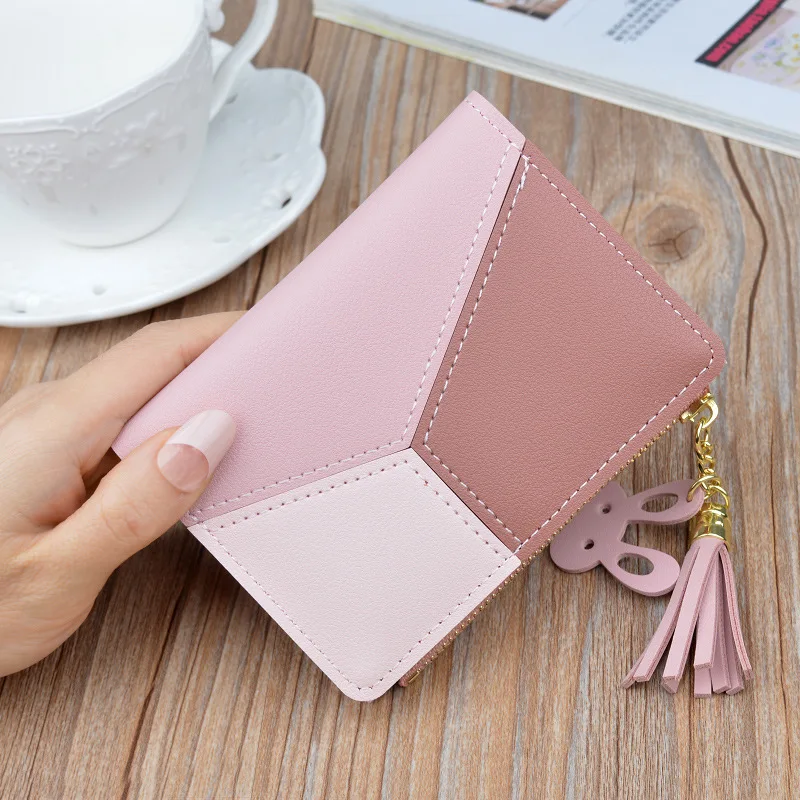 purse Korean version of the new ladies short wallet short wallet tassel zipper multi-card position 2019 new JIULIN
purse Korean version of the new ladies short wallet short wallet tassel zipper multi-card position 2019 new JIULIN