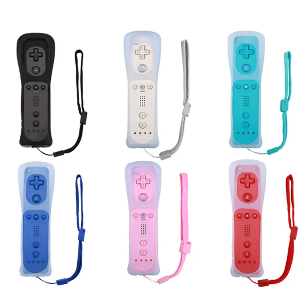 Wireless Remote Control For Wii Built-in Motion Plus Gamepad With Silicone Case Motion Sensor Game Right Handle Sensing Function
Wireless Remote Control For Wii Built-in Motion Plus Gamepad With Silicone Case Motion Sensor Game Right Handle Sensing Function