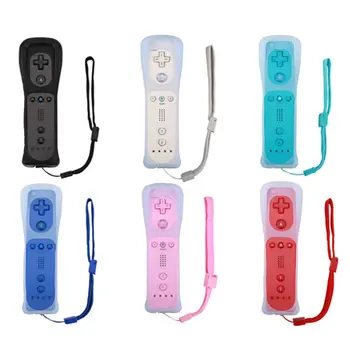 Wireless Remote Control For Wii Built-in Motion Plus Gamepad With Silicone Case Motion Sensor Game Right Handle Sensing Function
Wireless Remote Control For Wii Built-in Motion Plus Gamepad With Silicone Case Motion Sensor Game Right Handle Sensing Function