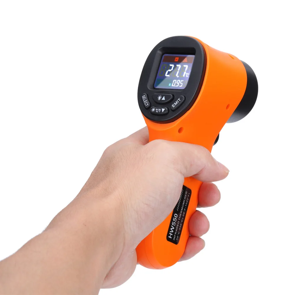 Handheld Thermometer 50~550 Degree Digital LCD Infrared Thermometer Pyrometer For Aquarium Outdoor Indoor
Handheld Thermometer 50~550 Degree Digital LCD Infrared Thermometer Pyrometer For Aquarium Outdoor Indoor