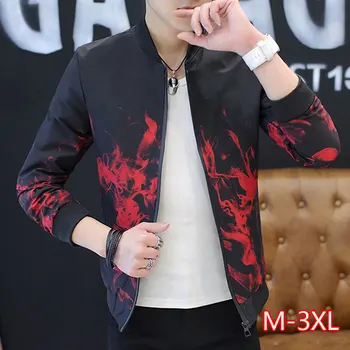 2020 New Autumn Fashion Pinted Men Jackets And Coats Slim Fit Jaqueta Masculina Bomber Jacket
2020 New Autumn Fashion Pinted Men Jackets And Coats Slim Fit Jaqueta Masculina Bomber Jacket