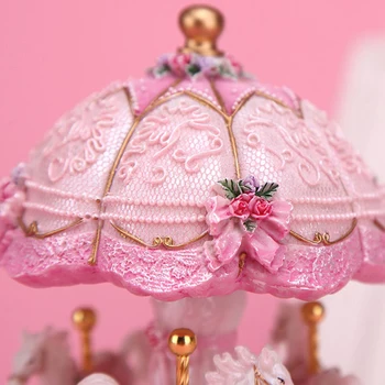 Music Box Home Decor Birthday Gifts Clockwork Horse Carousel Resin Valentine Day Mechanism Kids Toy Children Portable LED Light
Music Box Home Decor Birthday Gifts Clockwork Horse Carousel Resin Valentine Day Mechanism Kids Toy Children Portable LED Light