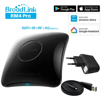 BroadLink RM4 Pro 2020 Universal Smart Remote Controller IR RF Transmitter Compatible Alexa Google Home Smart Home Automation
BroadLink RM4 Pro 2020 Universal Smart Remote Controller IR RF Transmitter Compatible Alexa Google Home Smart Home Automation