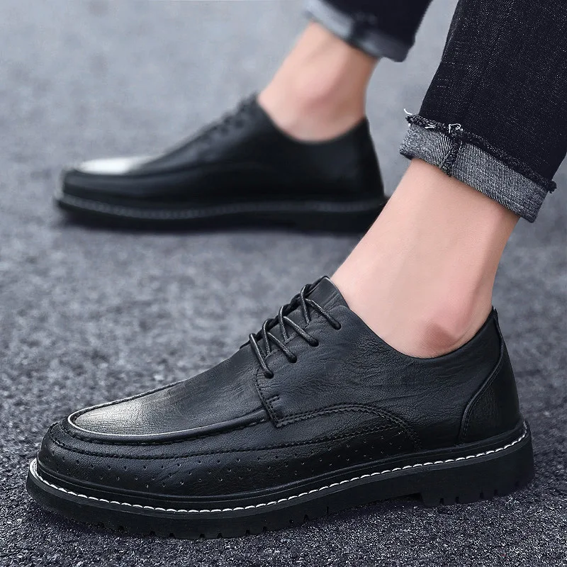 2019 New Style British-Style Business Casual Cloth Locke Leather MEN'S Shoes Autumn Trend Korean-style Versatile Shoes Men 
2019 New Style British-Style Business Casual Cloth Locke Leather MEN'S Shoes Autumn Trend Korean-style Versatile Shoes Men