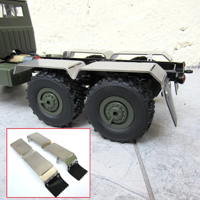 NEW 2PCS Metal Rear Fender Back Mudguard Mud Guard for RC 6WD WPL Car Model Modified Upgrade DIY Parts
NEW 2PCS Metal Rear Fender Back Mudguard Mud Guard for RC 6WD WPL Car Model Modified Upgrade DIY Parts