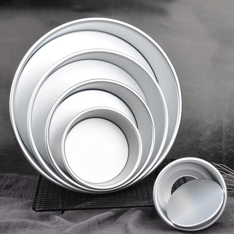 Round Aluminum Alloy Cake Pan 13 Different Sizes Non-Stick Cake Mold Bakeware Pan with Removable Bottom Professional Baking Tool
Round Aluminum Alloy Cake Pan 13 Different Sizes Non-Stick Cake Mold Bakeware Pan with Removable Bottom Professional Baking Tool