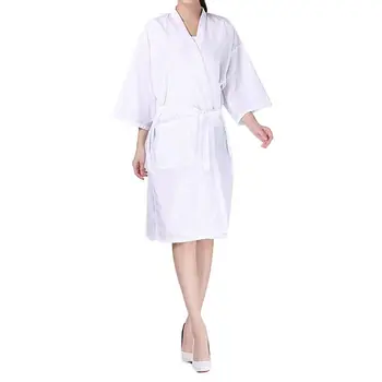Salon Beauty Robe Hotel Spa Guest Robe Barbershop Haircut Kimono Hairdressing Cape Smock Cape Dress on Hair Dye Shampoo Makeup 
Salon Beauty Robe Hotel Spa Guest Robe Barbershop Haircut Kimono Hairdressing Cape Smock Cape Dress on Hair Dye Shampoo Makeup