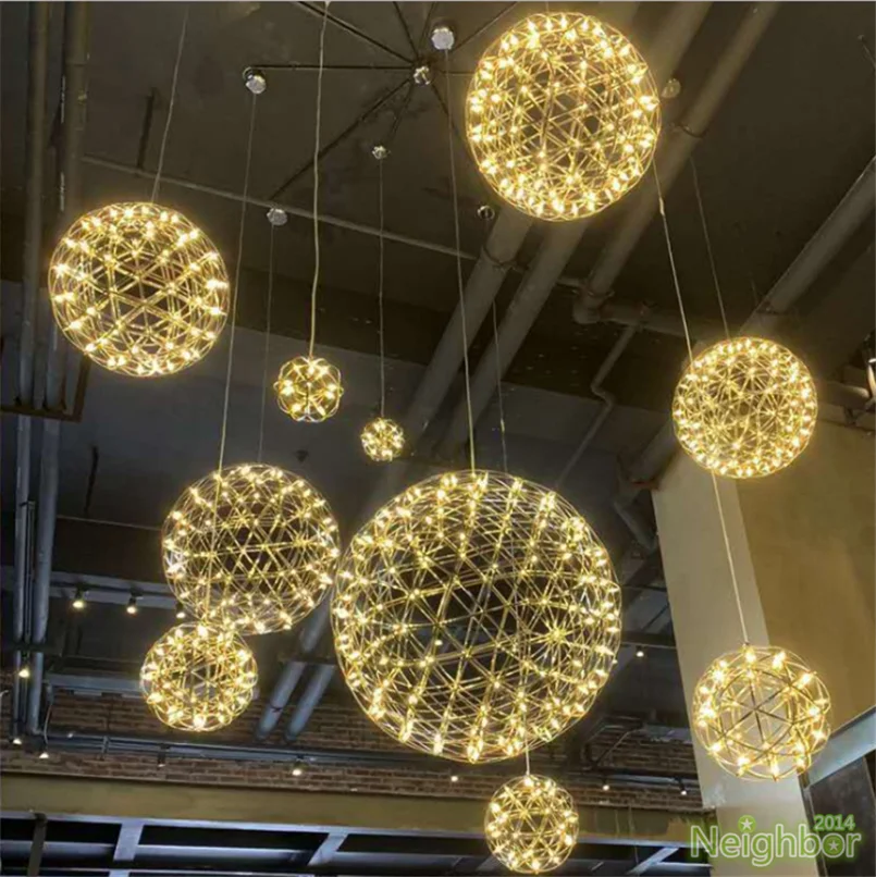 Modern Planet LED Round Pendant Lamp Suspension Hanging Light Firework Ball Ceiling lights For Living Room Decoration Fixtures 
Modern Planet LED Round Pendant Lamp Suspension Hanging Light Firework Ball Ceiling lights For Living Room Decoration Fixtures