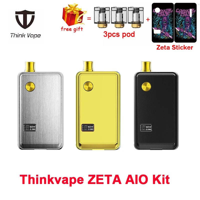 Think Vape ZETA RBA Pod Kit powered by 18650 battery 3ml 60W vape mod electronic Cigarette vape kit
Think Vape ZETA RBA Pod Kit powered by 18650 battery 3ml 60W vape mod electronic Cigarette vape kit