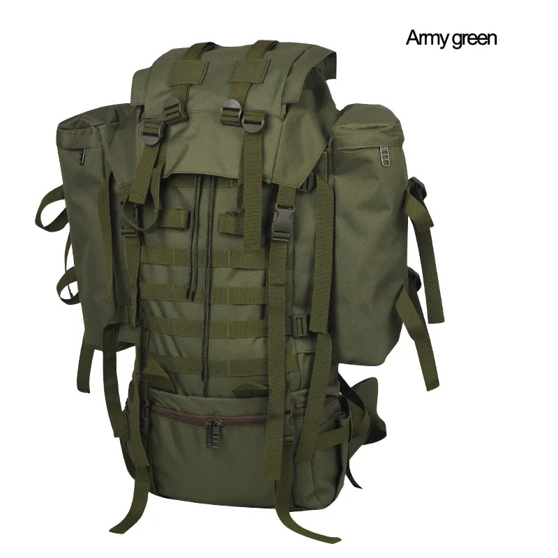 80L large capacity Military Tactical camouflage Backpack Hiking Rucksack Multi-pocket Men Army Bag with a Waterproof cover
80L large capacity Military Tactical camouflage Backpack Hiking Rucksack Multi-pocket Men Army Bag with a Waterproof cover