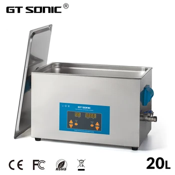 GTSONIC 20L 400W Ultrasonic Cleaner Digital Display Heating Timer Basket Industry Laboratory Hospital Tool Cleaning Bath Machine
GTSONIC 20L 400W Ultrasonic Cleaner Digital Display Heating Timer Basket Industry Laboratory Hospital Tool Cleaning Bath Machine