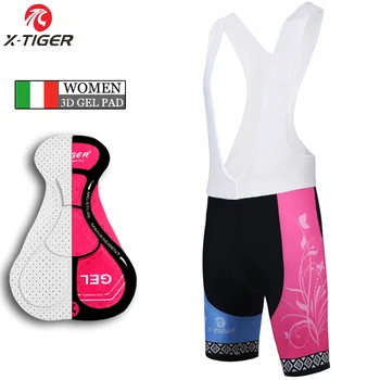 X-Tiger Women 100% Lycra Bicycle Bib Shorts/ Pro 400 UV Women Cycling Bib Pants With 3D Gel Padded Coolmax 
X-Tiger Women 100% Lycra Bicycle Bib Shorts/ Pro 400 UV Women Cycling Bib Pants With 3D Gel Padded Coolmax