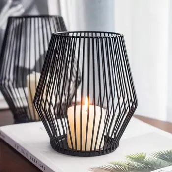 Black Metal Wire Pillar Candle Holder Set of 2 Tea Light Candle Holders for Indoor Outdoor Events Parties and Wedding Decoration
Black Metal Wire Pillar Candle Holder Set of 2 Tea Light Candle Holders for Indoor Outdoor Events Parties and Wedding Decoration