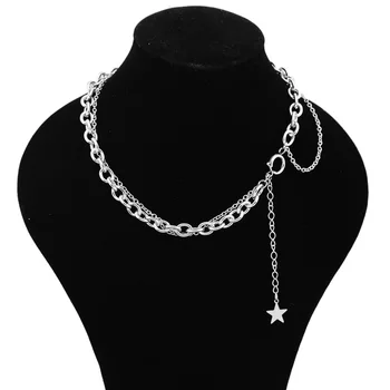 WOWTIGER Fashion Stainless Steel Star Pendant Necklaces For Women Loves Punk Choker Jewelry Party Anniversary gifts
WOWTIGER Fashion Stainless Steel Star Pendant Necklaces For Women Loves Punk Choker Jewelry Party Anniversary gifts