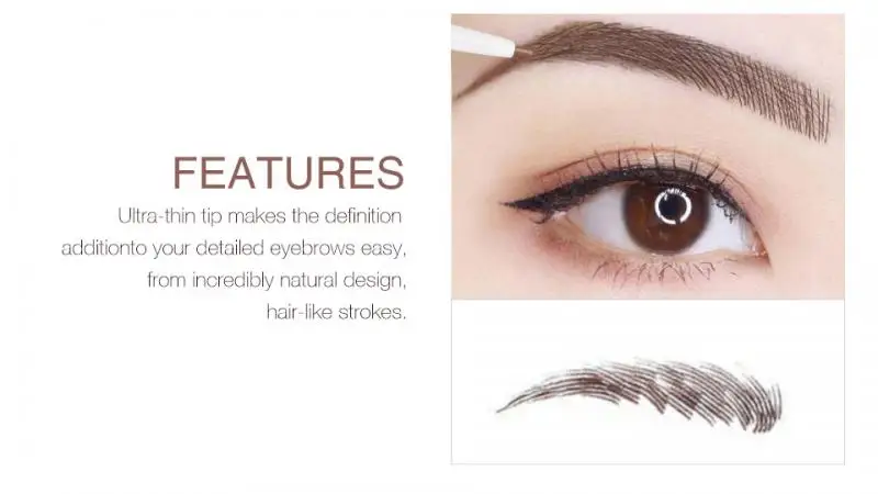 1pc Eyebrow Pen Long Lasting Double Ended Eyebrow Pencil Waterproof Not Dizzy Extremely Fine Rotatable Eye Brow TSLM1
1pc Eyebrow Pen Long Lasting Double Ended Eyebrow Pencil Waterproof Not Dizzy Extremely Fine Rotatable Eye Brow TSLM1