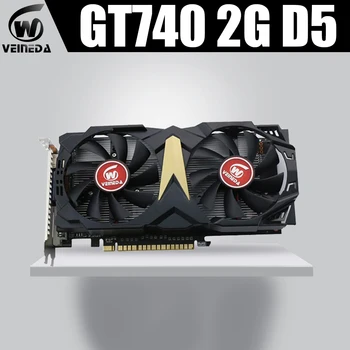 VEINEDA Video Card New Graphic Card GT740 2GB GDDR5 128BIT Gaming Desktop computer PC Video
VEINEDA Video Card New Graphic Card GT740 2GB GDDR5 128BIT Gaming Desktop computer PC Video