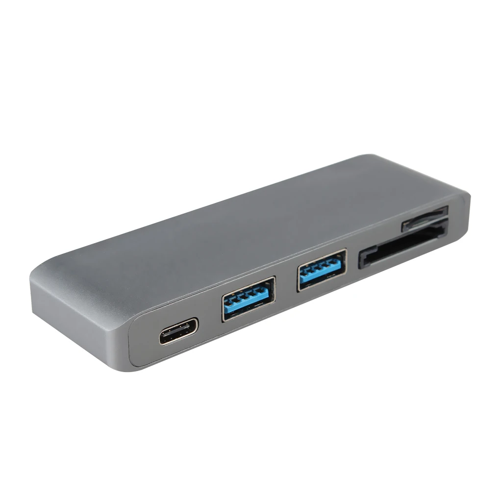 5-in-1 USB C Hub USB 3.0 High Transmission Speed USB-C Adapter Converter with SD TF Card Reader Type-c Splitter
5-in-1 USB C Hub USB 3.0 High Transmission Speed USB-C Adapter Converter with SD TF Card Reader Type-c Splitter