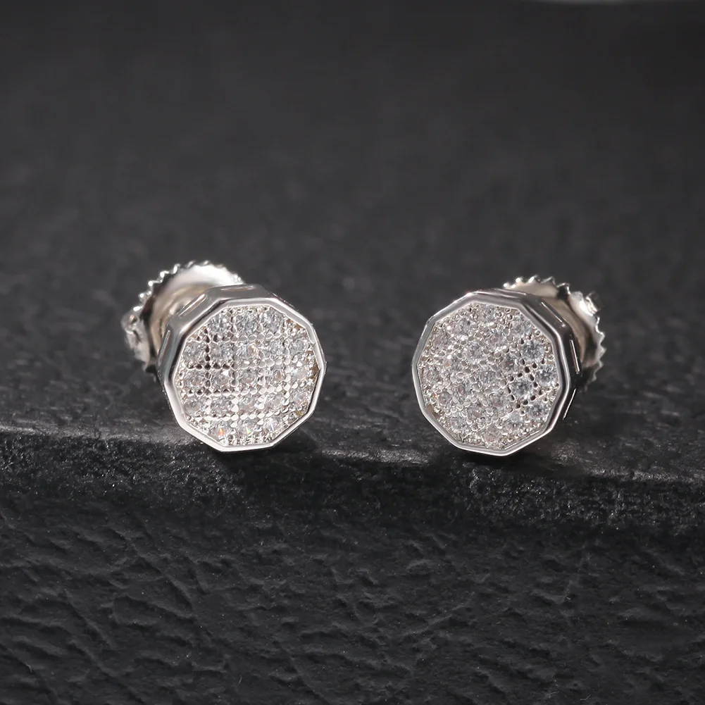 Small Round Design Mirco Pave Bling Bling Iced Out Cubic ZirconProng Setting Brass Earrings Fashion Hip Hop Jewelry BE027
Small Round Design Mirco Pave Bling Bling Iced Out Cubic ZirconProng Setting Brass Earrings Fashion Hip Hop Jewelry BE027