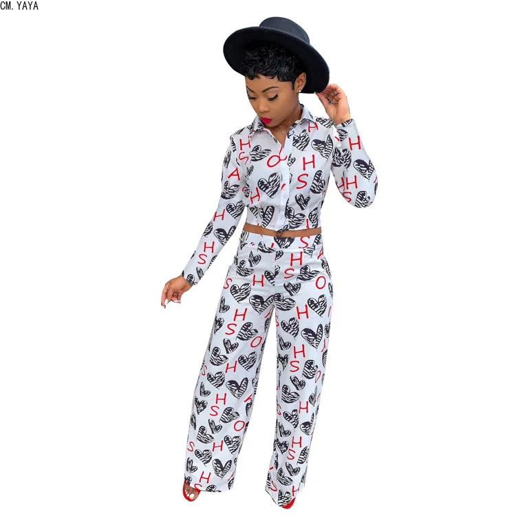 CM.YAYA Women new autumn Turn-down Collar casual long sleeve top fashion print long pants suit 2 piece set tracksuit CMDF0696
CM.YAYA Women new autumn Turn-down Collar casual long sleeve top fashion print long pants suit 2 piece set tracksuit CMDF0696