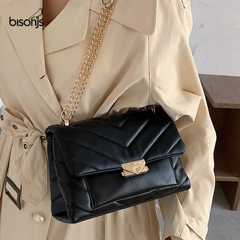 BISONJS Simple Small PU Leather Underarm Bags for Women 2020 Winter Luxury Trend Shoulder Handbags Branded Trending Hand Bag
BISONJS Simple Small PU Leather Underarm Bags for Women 2020 Winter Luxury Trend Shoulder Handbags Branded Trending Hand Bag