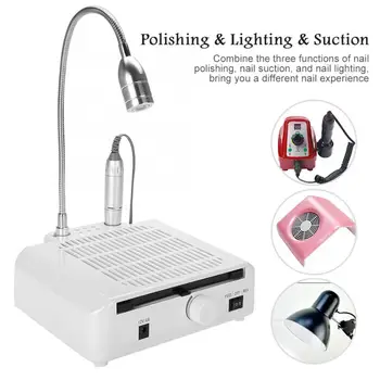 Nails 3 IN 1 Nail Art Equipment 30000 RPM Drill Pen+Dust Collector+LED Light Manicure Tool Kit Nail LED Lamp Machine
Nails 3 IN 1 Nail Art Equipment 30000 RPM Drill Pen+Dust Collector+LED Light Manicure Tool Kit Nail LED Lamp Machine