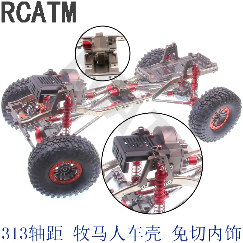 Rcatm Version Scx10 Climbing Aluminum Alloy 1:10 Frame Front Wave Box Wrangler 313 Wheelbase All-Metal Modification Upgrade
Rcatm Version Scx10 Climbing Aluminum Alloy 1:10 Frame Front Wave Box Wrangler 313 Wheelbase All-Metal Modification Upgrade