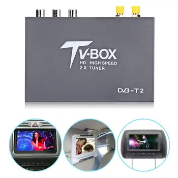 Car Mobile Digital TV Box Receiver 2 Antenna Tuners Remote Control Mobile Digital TV Turner Receiver 1080P HD DVB-T
Car Mobile Digital TV Box Receiver 2 Antenna Tuners Remote Control Mobile Digital TV Turner Receiver 1080P HD DVB-T