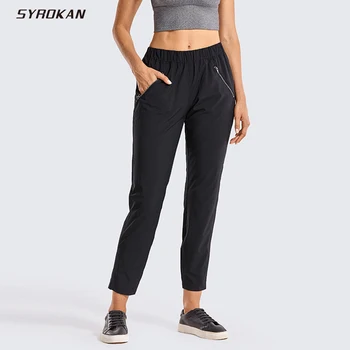 SYROKAN Women's Relaxed and Dry Track Pants Tapered Leg Jogger Casual Training Ankle Pants with Pockets -28 Inches
SYROKAN Women's Relaxed and Dry Track Pants Tapered Leg Jogger Casual Training Ankle Pants with Pockets -28 Inches