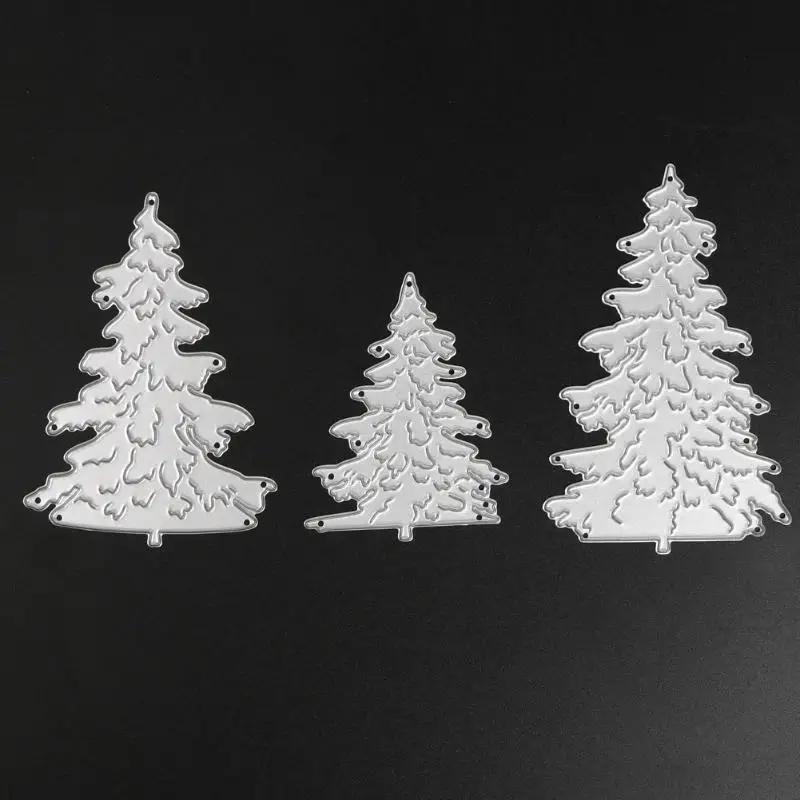 3Pcs Christmas Trees Metal Cutting Dies Xmas Stencil for Scrapbooking Die Cuts Stamping Cutting Embossing Template Craft Hot
3Pcs Christmas Trees Metal Cutting Dies Xmas Stencil for Scrapbooking Die Cuts Stamping Cutting Embossing Template Craft Hot