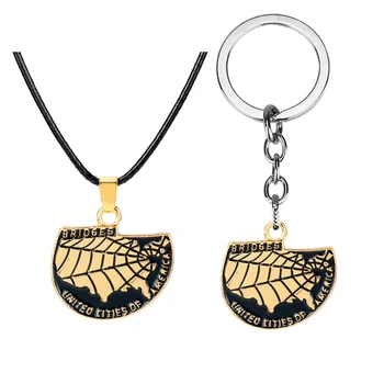 Game Death Stranding Gold Badge Keychains Bridges United Cities of America United States Map Pendant Men Car Keyring Jewelry
Game Death Stranding Gold Badge Keychains Bridges United Cities of America United States Map Pendant Men Car Keyring Jewelry