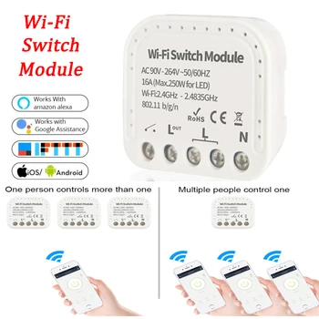 1/2 Way DIY Smart Switch Small Ewelink/tuya Remote Control Wifi Switch Support An External Work With Alexa Google Home
1/2 Way DIY Smart Switch Small Ewelink/tuya Remote Control Wifi Switch Support An External Work With Alexa Google Home