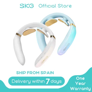 SKG Massager For Neck K6 Electric Pulse Relieve Pain Neck Massager Sound Prompt 4 Modes 15 Intensity Heating Hot Compress ARM 
SKG Massager For Neck K6 Electric Pulse Relieve Pain Neck Massager Sound Prompt 4 Modes 15 Intensity Heating Hot Compress ARM