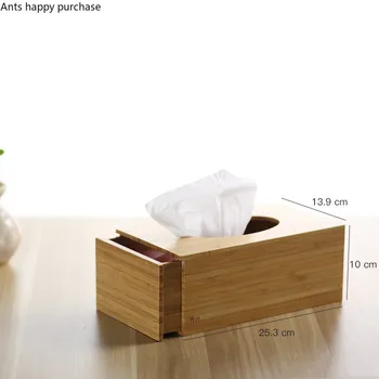 Drawer Tissue Box Bamboo European Style Household Product Living Room Coffee Table Tissue Storage Box Rectangular Office Desktop
Drawer Tissue Box Bamboo European Style Household Product Living Room Coffee Table Tissue Storage Box Rectangular Office Desktop