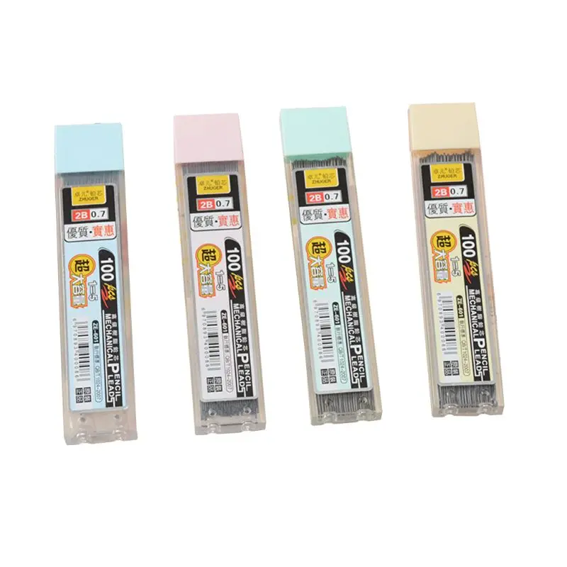 100Pcs/Box Graphite Lead 2B Mechanical Pencil Refill Plastic Automatic Pencil Lead 19QA
100Pcs/Box Graphite Lead 2B Mechanical Pencil Refill Plastic Automatic Pencil Lead 19QA