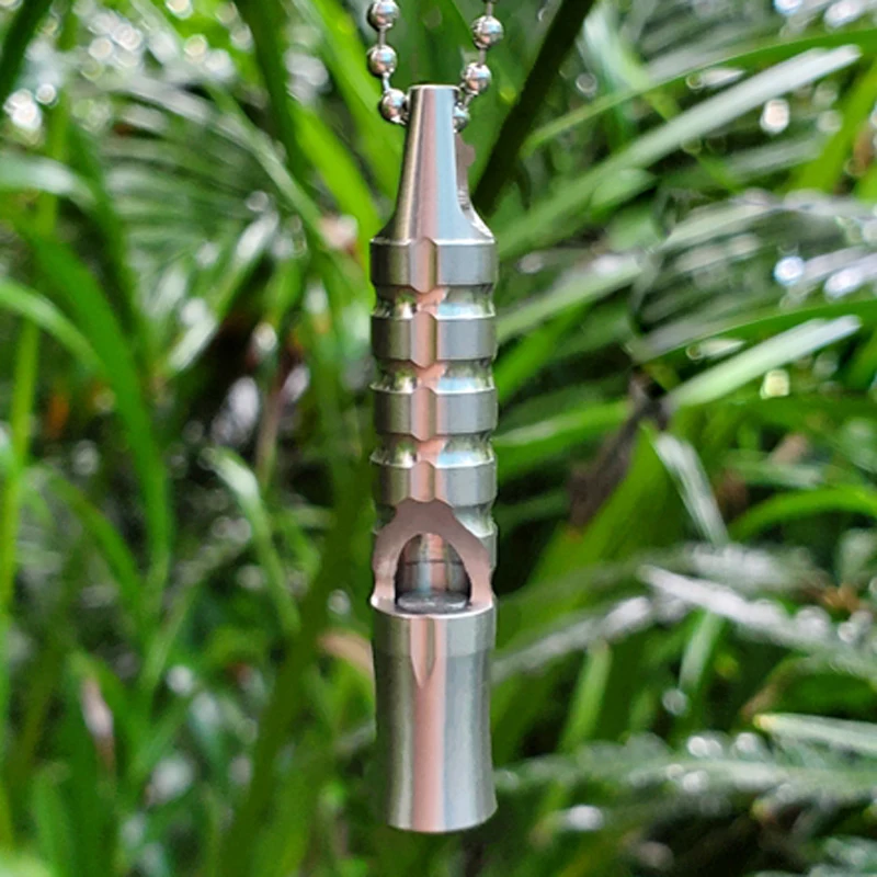 Metal Titanium High Whistle Alloy Emergency Survival Whistles Outdoor Tool | Спорт и развлечения
