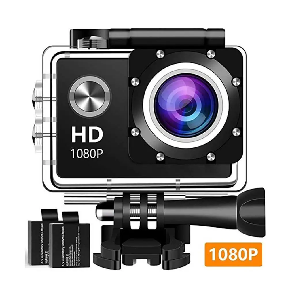 Action Camera HD 1080P Waterproof 140 Degree Wide Angle Lens Sport Camcorders 40M
Action Camera HD 1080P Waterproof 140 Degree Wide Angle Lens Sport Camcorders 40M