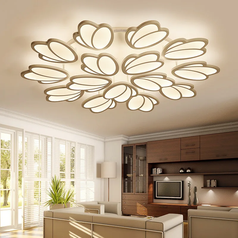 Modern Led Living Room Ceiling Lighting Creative Warm Bedroom Restaurant Study Ceiling Lamp Tulip Shaped Dining Hotel Fixtures
Modern Led Living Room Ceiling Lighting Creative Warm Bedroom Restaurant Study Ceiling Lamp Tulip Shaped Dining Hotel Fixtures