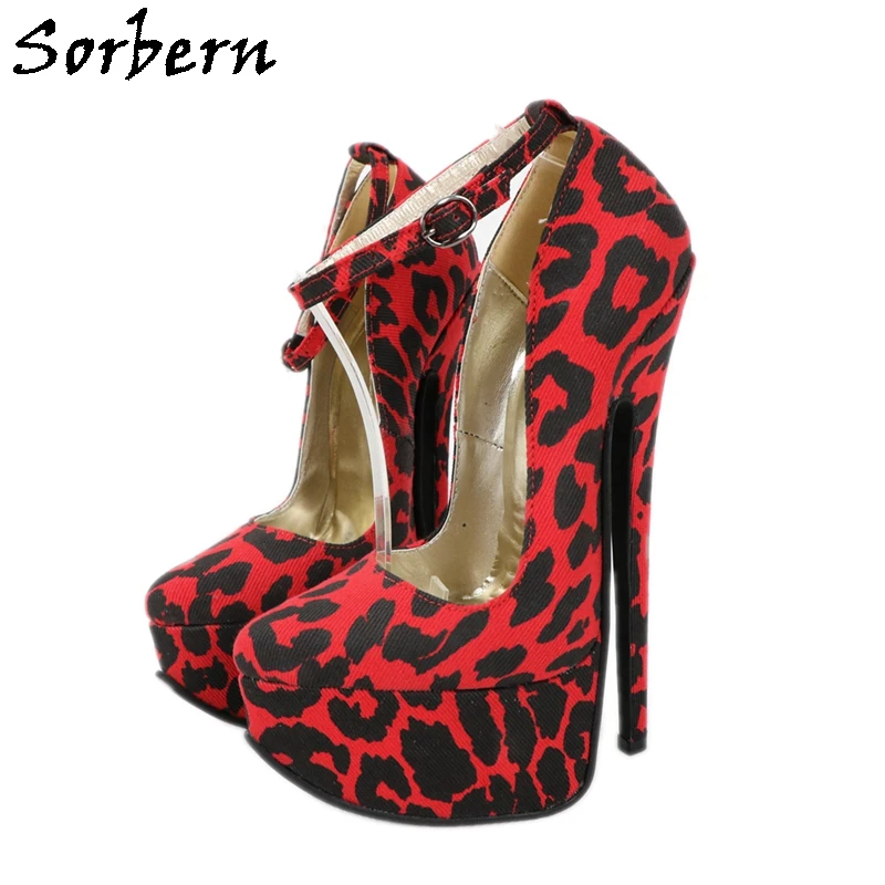 Sorbern Red Leopard Women Pump Shoes Platform High Heel Platform Shoes 20Cm Womens Shoes Size 11 And 12 Party Heels Fabric Shoes
Sorbern Red Leopard Women Pump Shoes Platform High Heel Platform Shoes 20Cm Womens Shoes Size 11 And 12 Party Heels Fabric Shoes