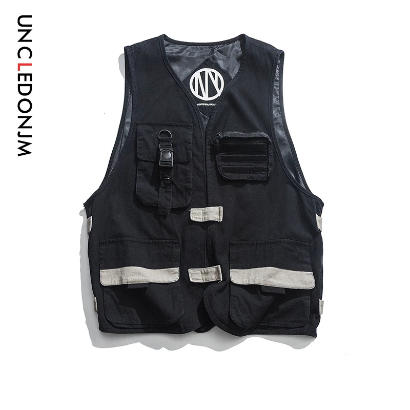 UNCLEDONJM Cargo Waistcoat with Pockets Zipper Military Jacket Streetwear Tactical Vest Sweatshirts XT07
UNCLEDONJM Cargo Waistcoat with Pockets Zipper Military Jacket Streetwear Tactical Vest Sweatshirts XT07